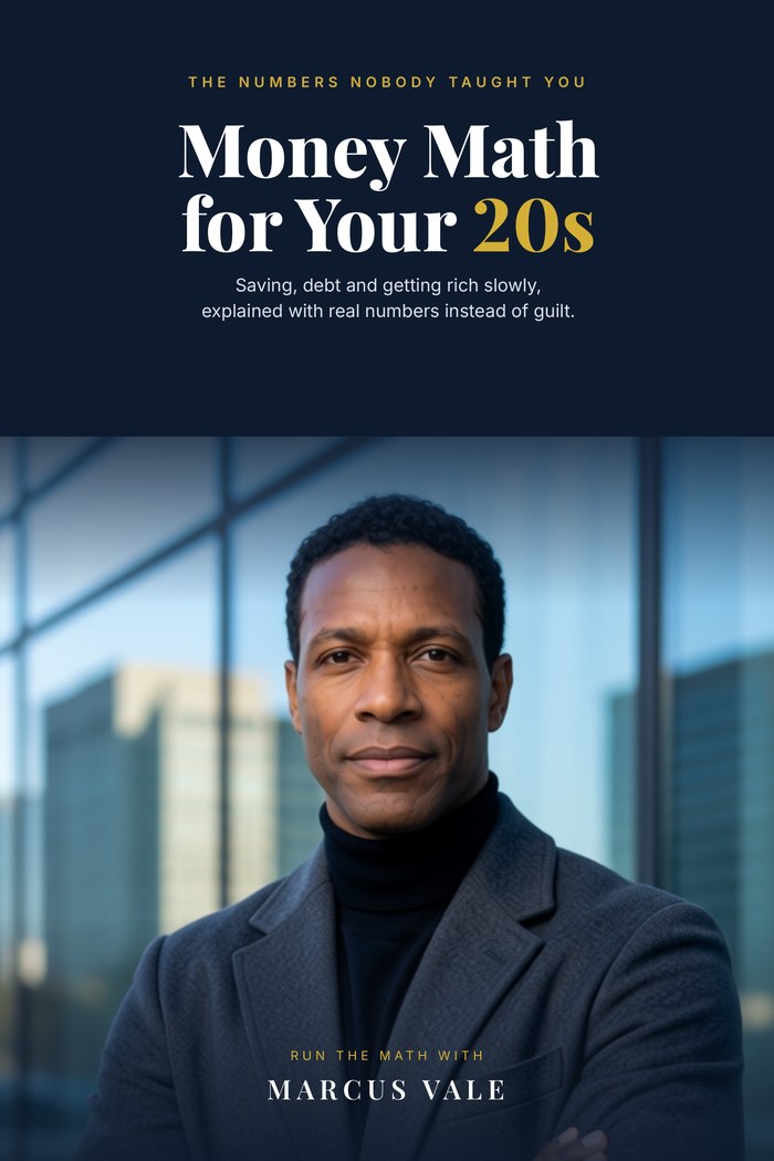 Money Math for Your 20s book cover, by Marcus Vale